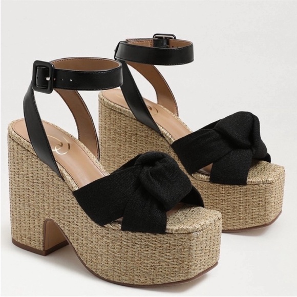 NEW! Sam Edelman Theresa Platform Block Heel - Size 9.5 - Picture 1 of 14